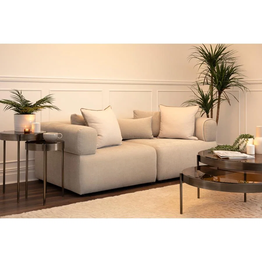 Beck Two Seat Sofa – Parchment – image 2