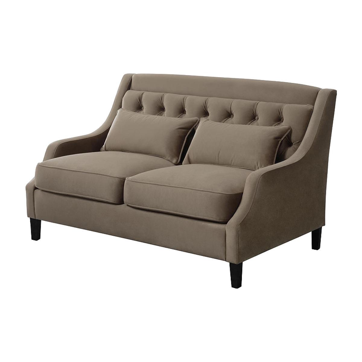 Zeno 2 seat Sofa Genova Taupe – image 1
