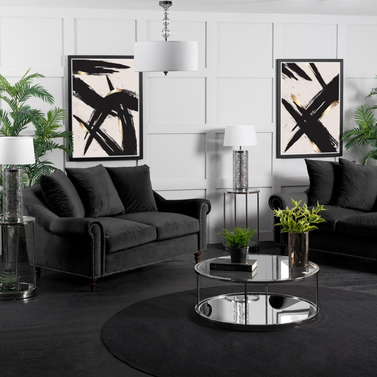 Portman Two Seat Sofa - Black – image 2