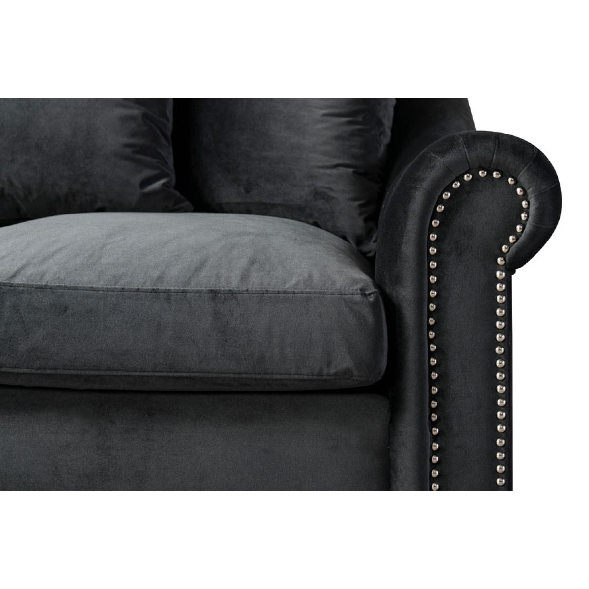 Portman Two Seat Sofa - Black – image 8