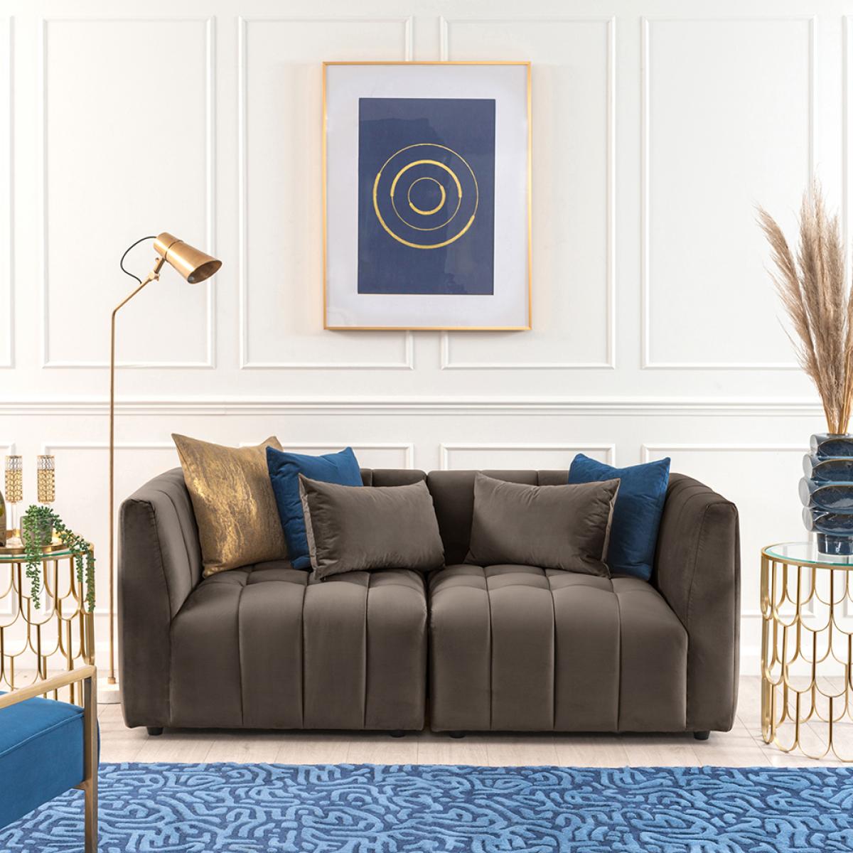 Essen Two Seat Sofa – Carbon – image 2