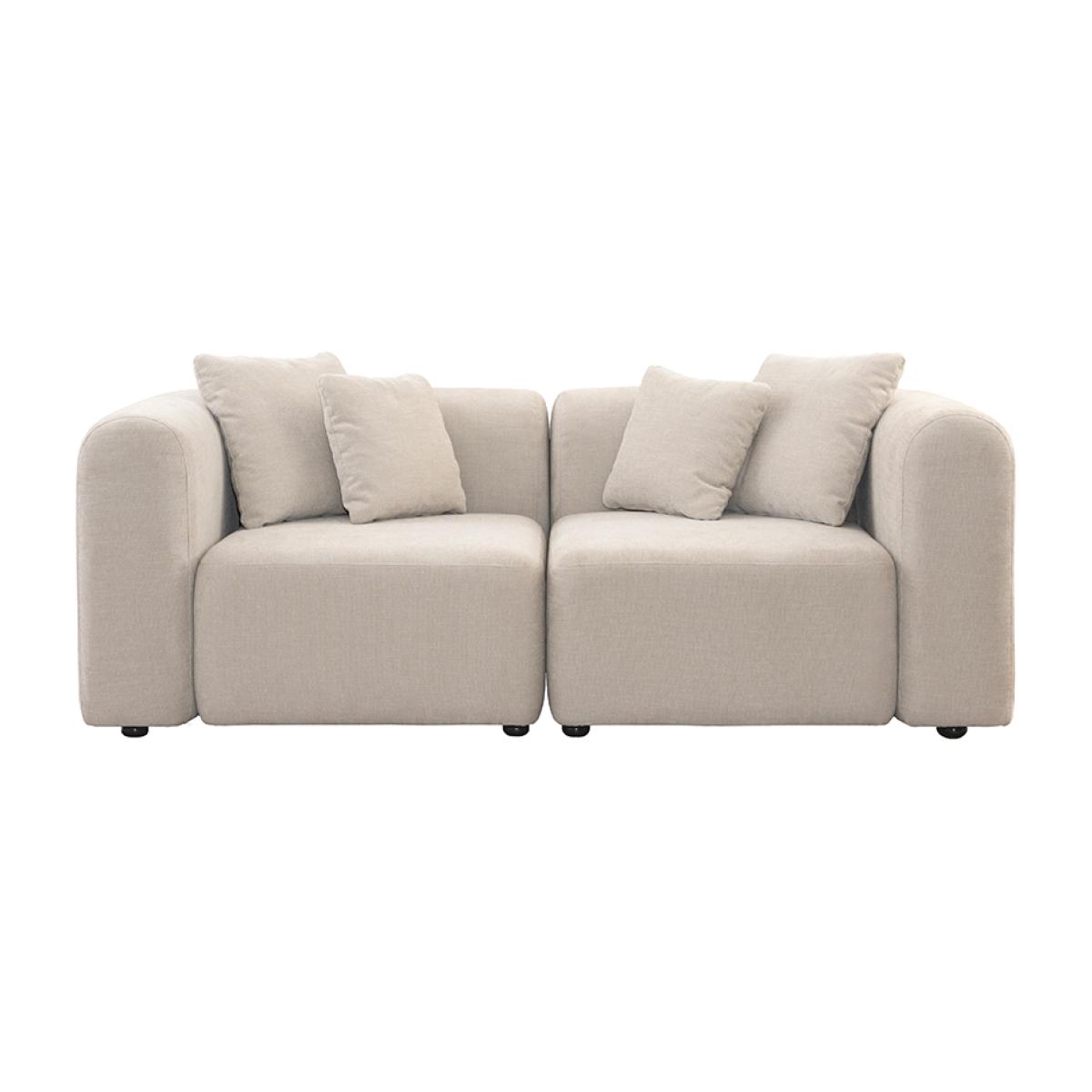 Dune Two Seat Sofa – Parchment – image 1