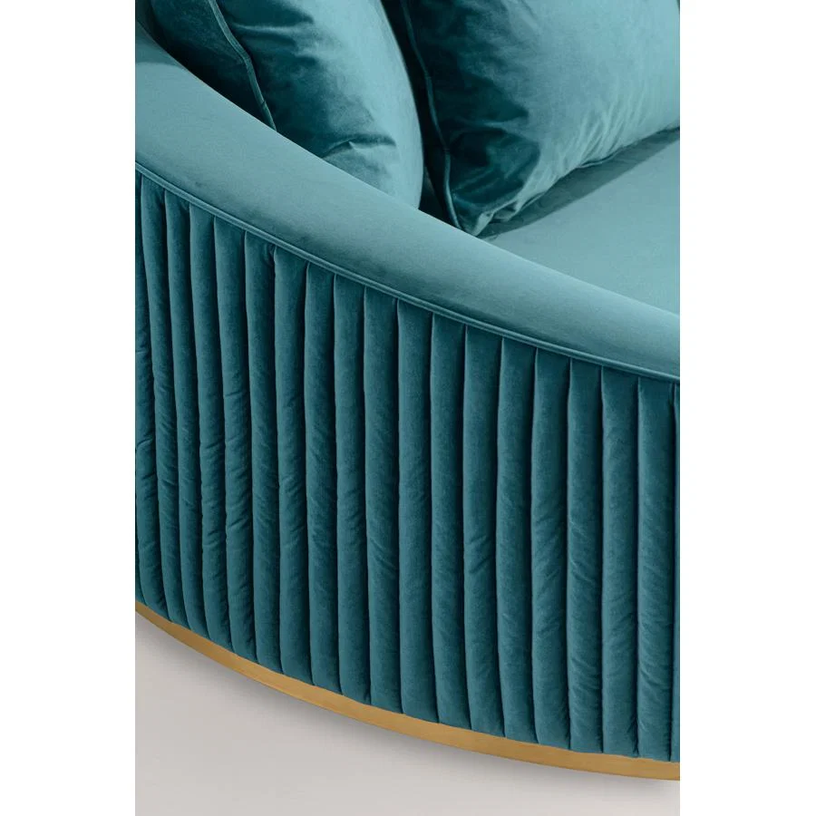 Ella Loveseat Peacock – image 4