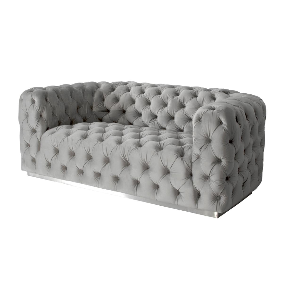 Frankfurt Two Seat Sofa - Dove Grey – image 3