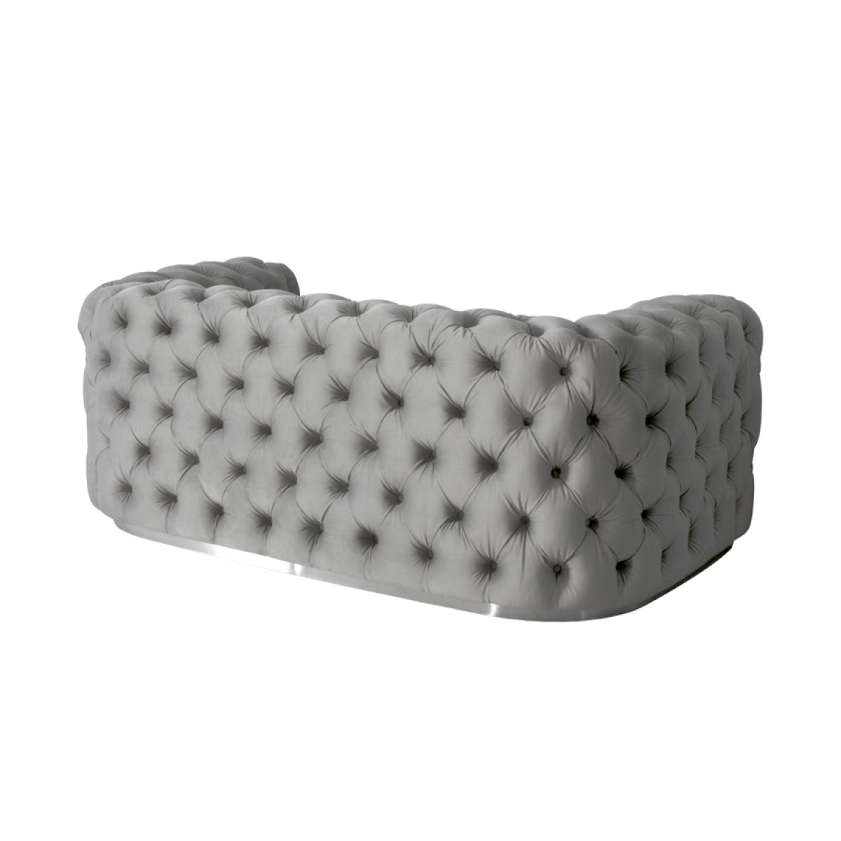 Frankfurt Two Seat Sofa - Dove Grey – image 4