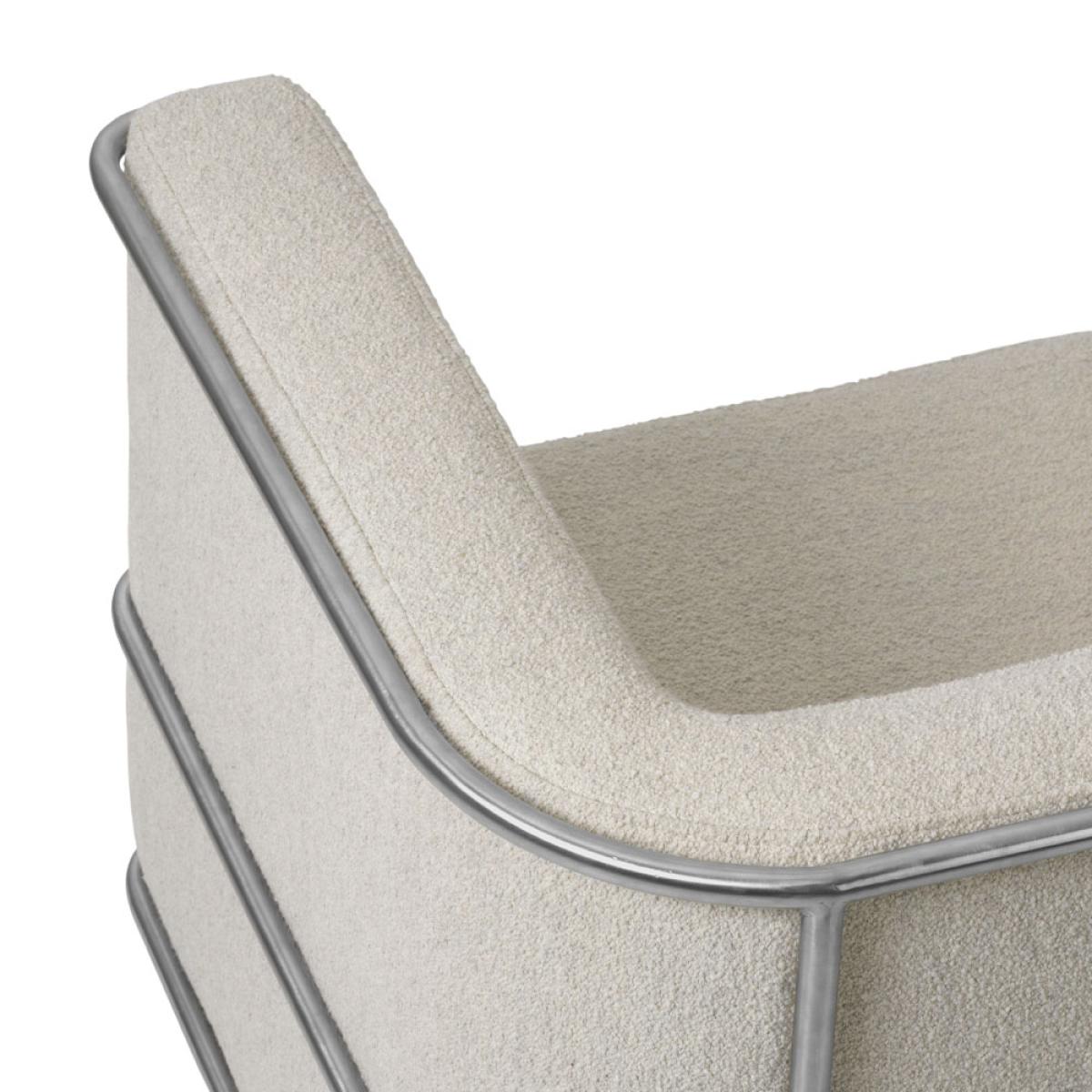 Kristina Dam Studio Modernist 2-seat sofa Fabric orsetto col.01/2 beige – image 2