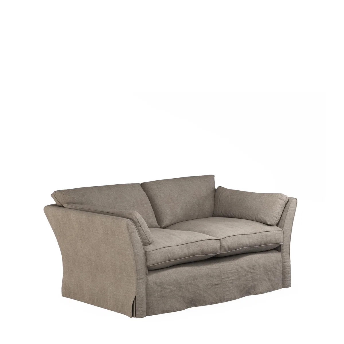 Linen Loose Cover for Radcliffe 2-Seater Sofa - Dyed Flax – image 3