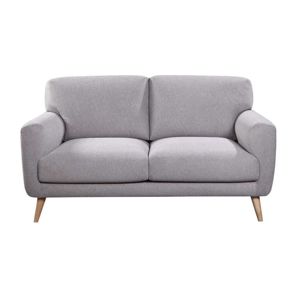 Enya Grey Fabric 2 Seater Sofa – image 1