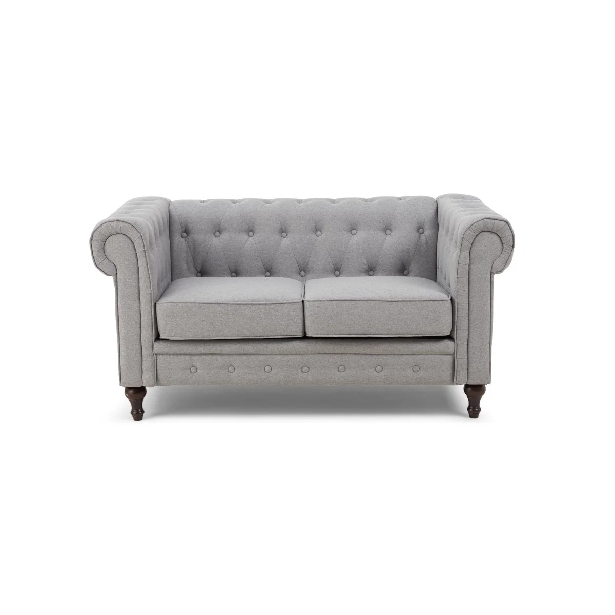 Calama Grey Linen 2 Seater Sofa – image 5