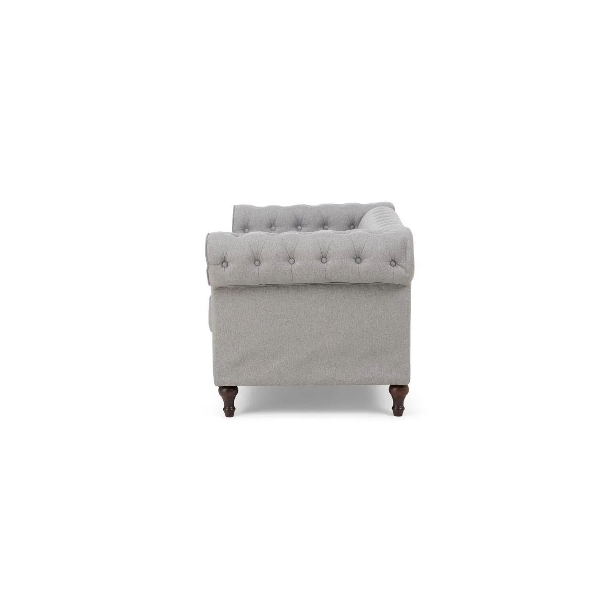Calama Grey Linen 2 Seater Sofa – image 7