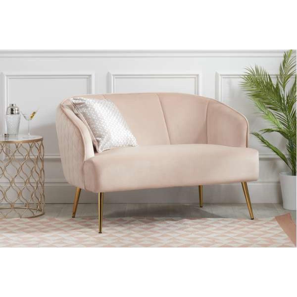 Bello 2 Seater Sofa in Blush Pink – image 2