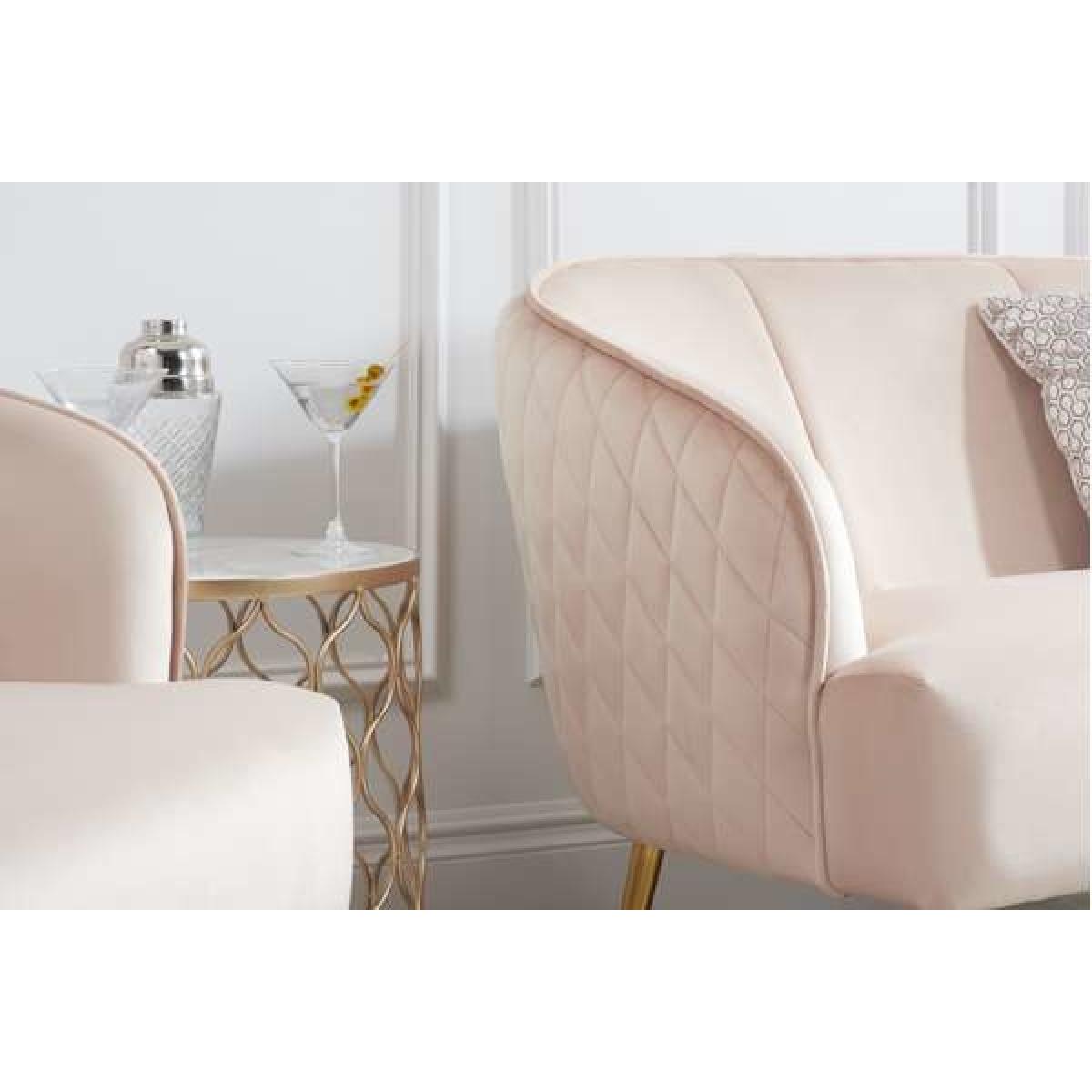 Bello 2 Seater Sofa in Blush Pink – image 7