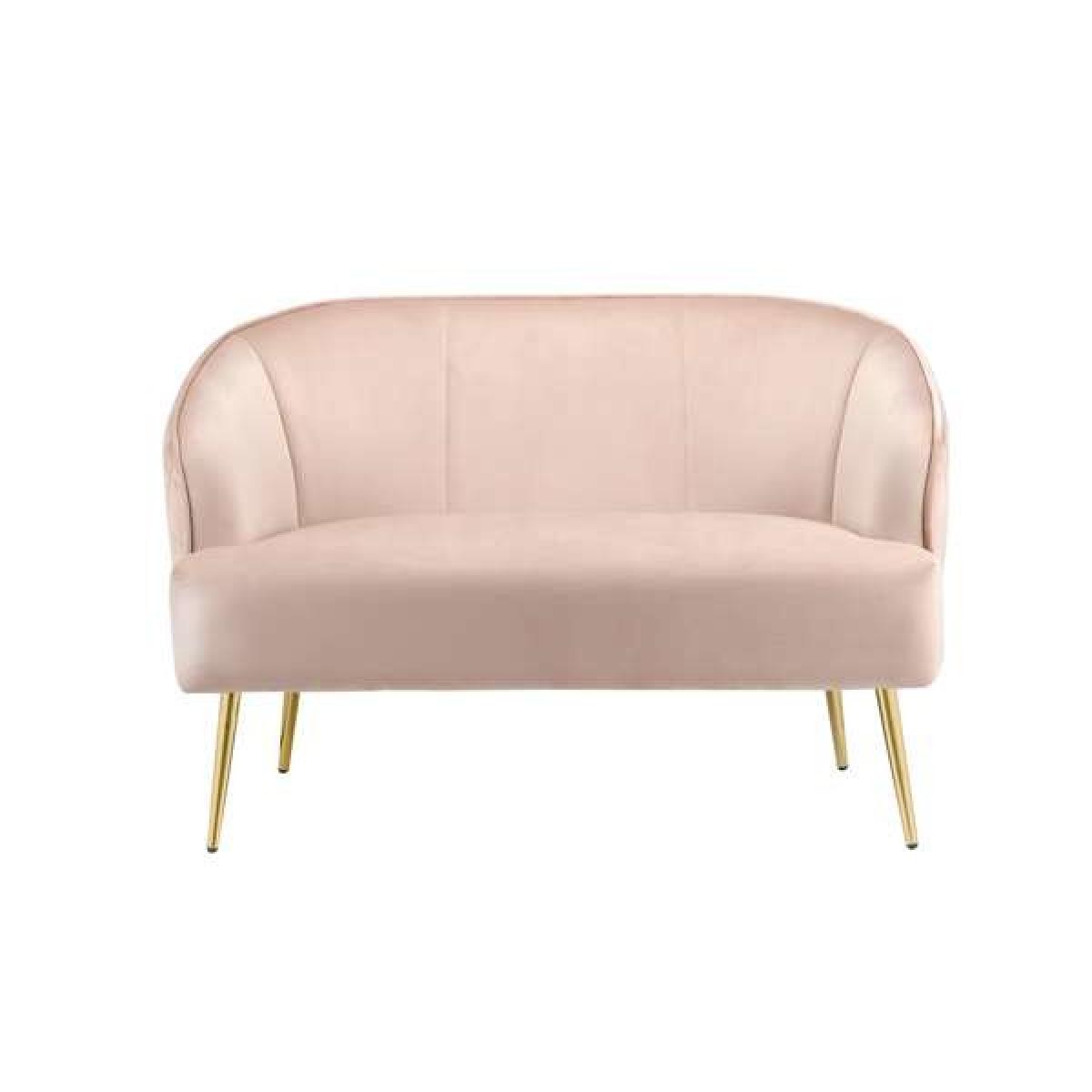 Bello 2 Seater Sofa in Blush Pink – image 9