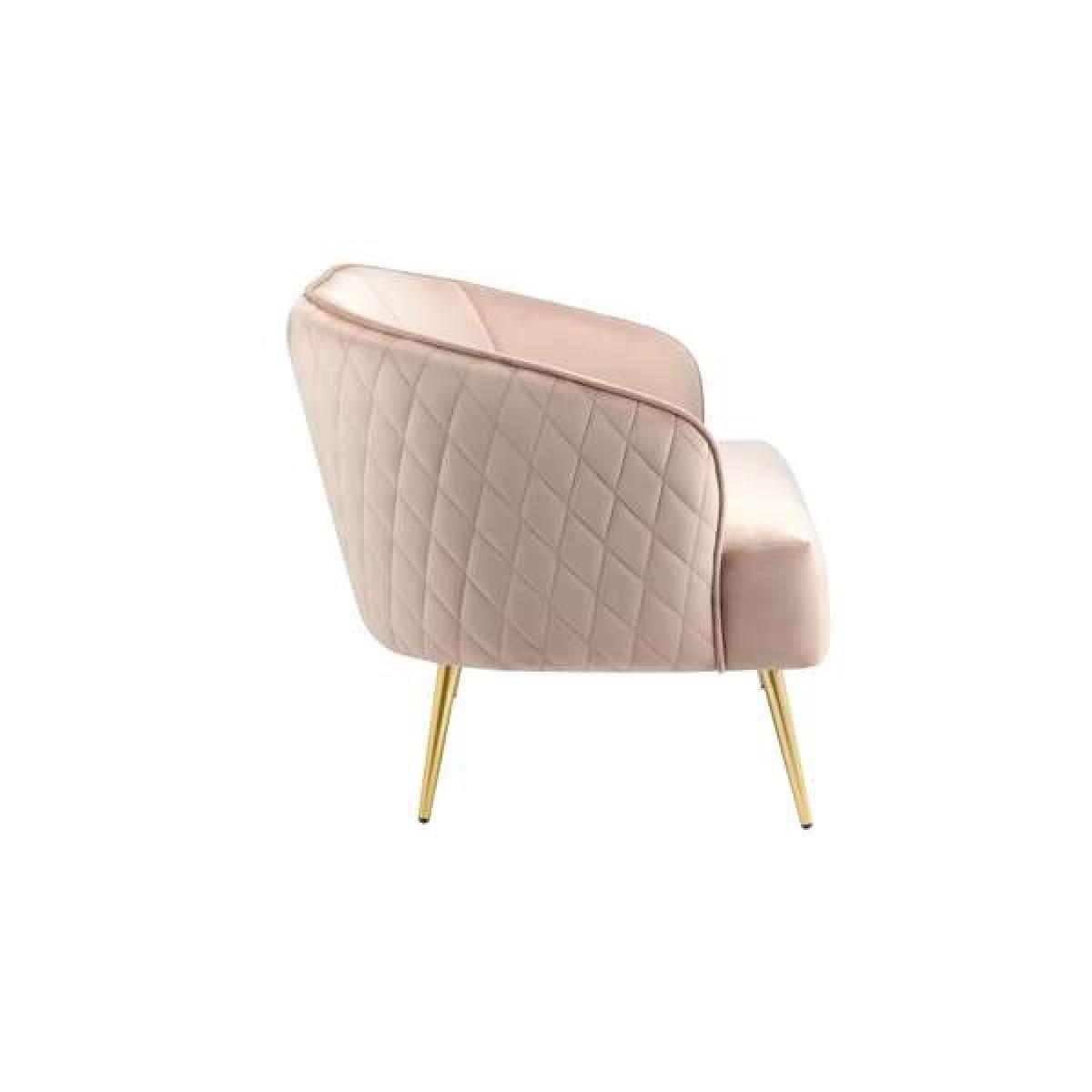 Bello 2 Seater Sofa in Blush Pink – image 10
