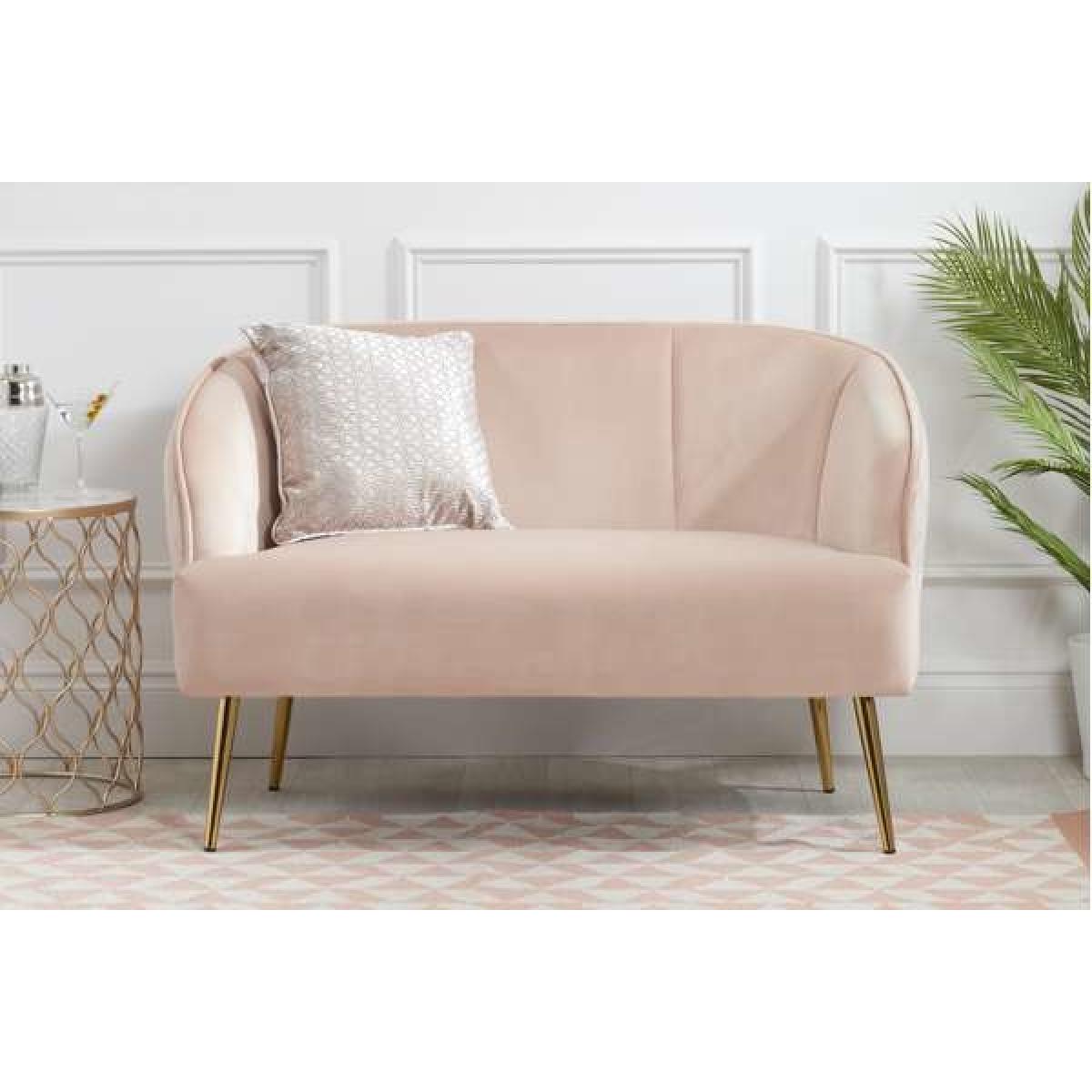 Bello 2 Seater Sofa in Blush Pink – image 1