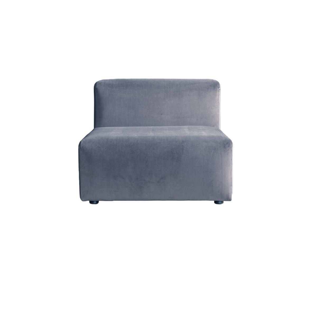 Olivia's Cara Modular Sofa Placido Elephant / Extra Seat Section – image 2