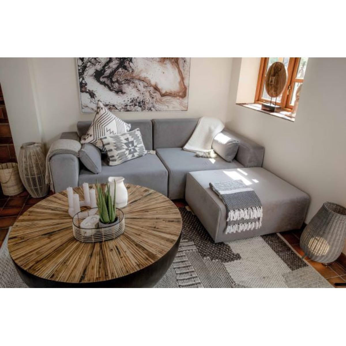 Olivia's Cara Modular Sofa Placido Elephant / Extra Seat Section – image 4