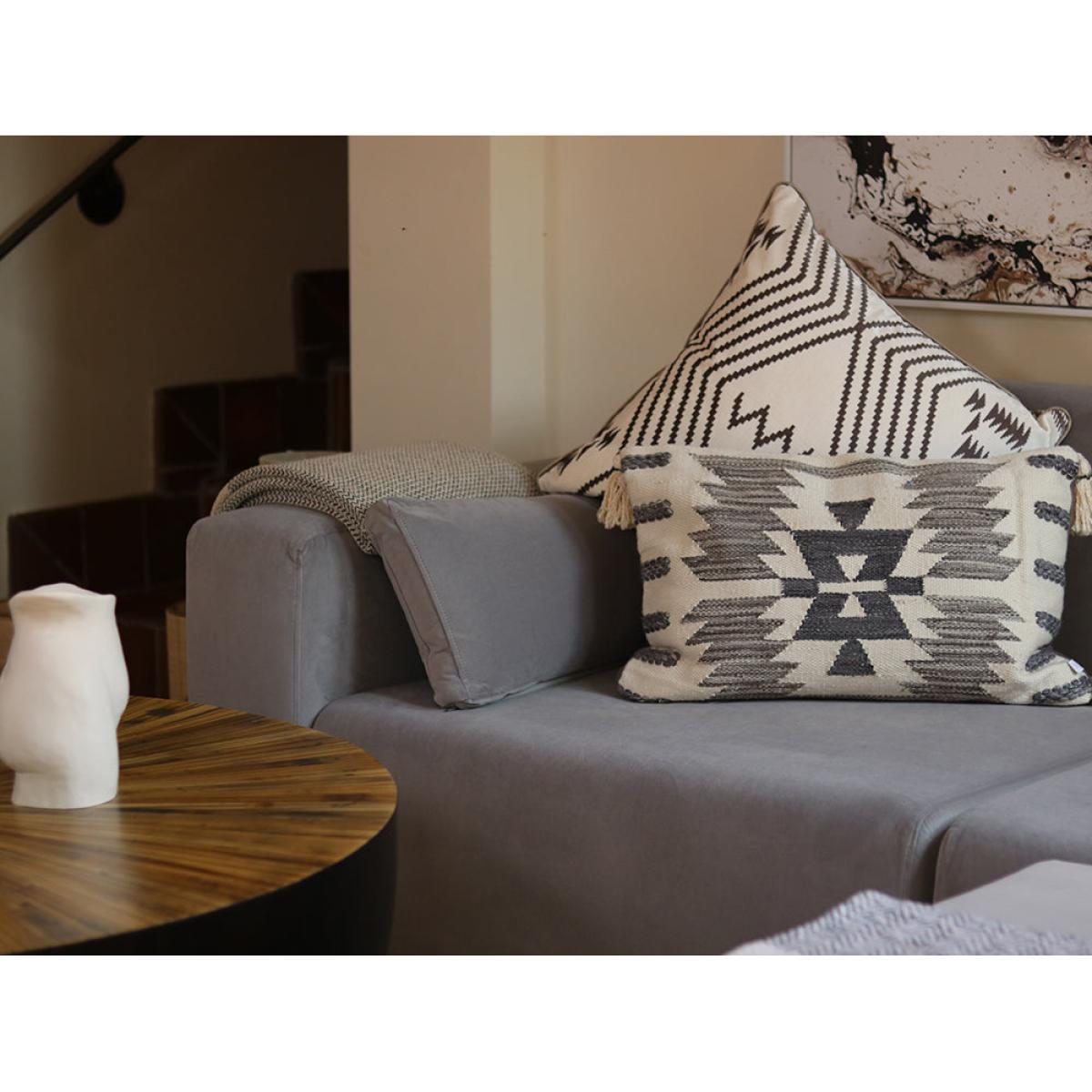 Olivia's Cara Modular Sofa Placido Elephant / Extra Seat Section – image 6