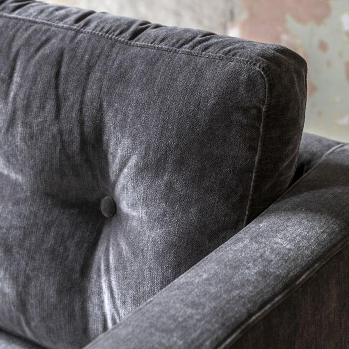 Gallery Interiors Greville 2 Seater Sofa in Charcoal – image 5