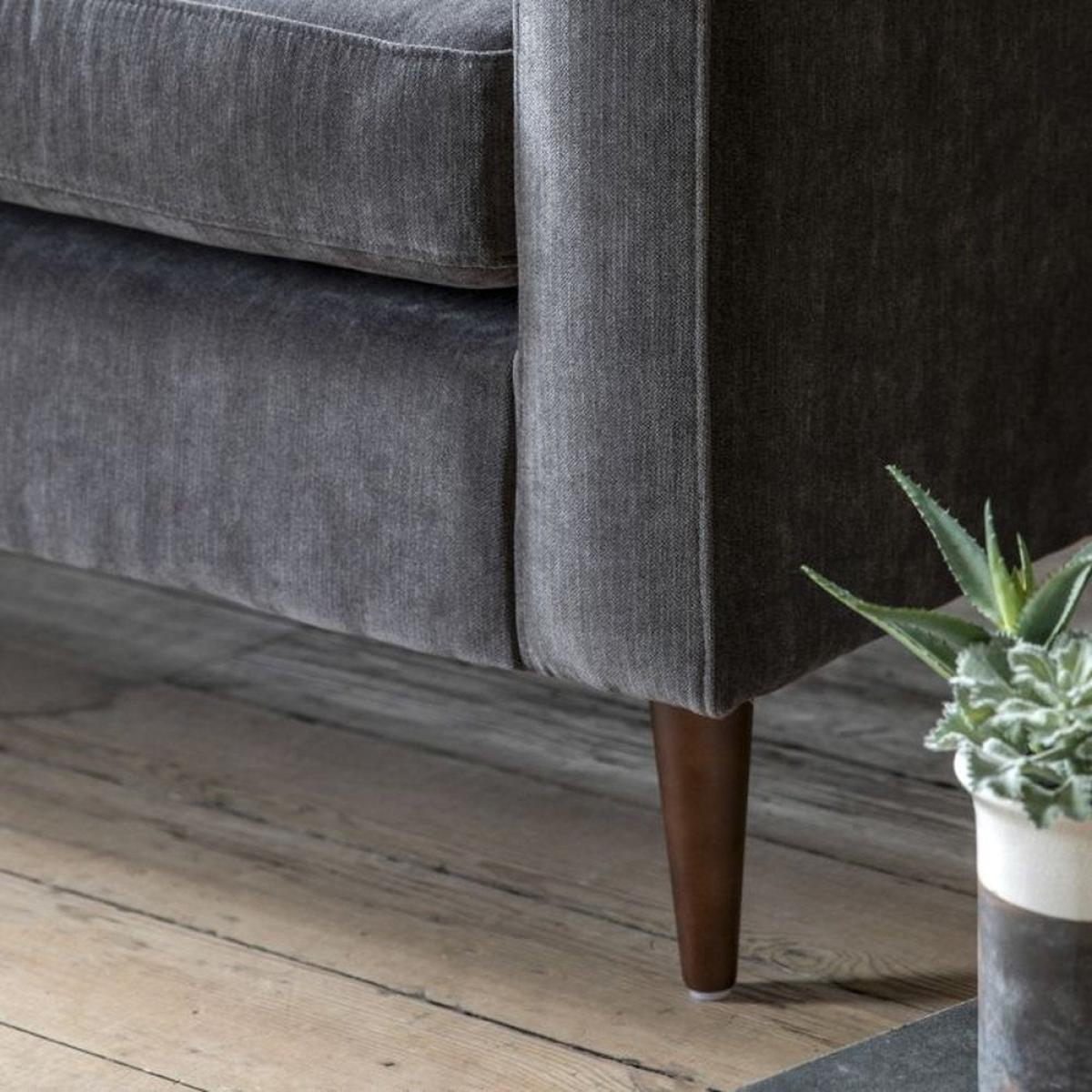Gallery Interiors Greville 2 Seater Sofa in Charcoal – image 6