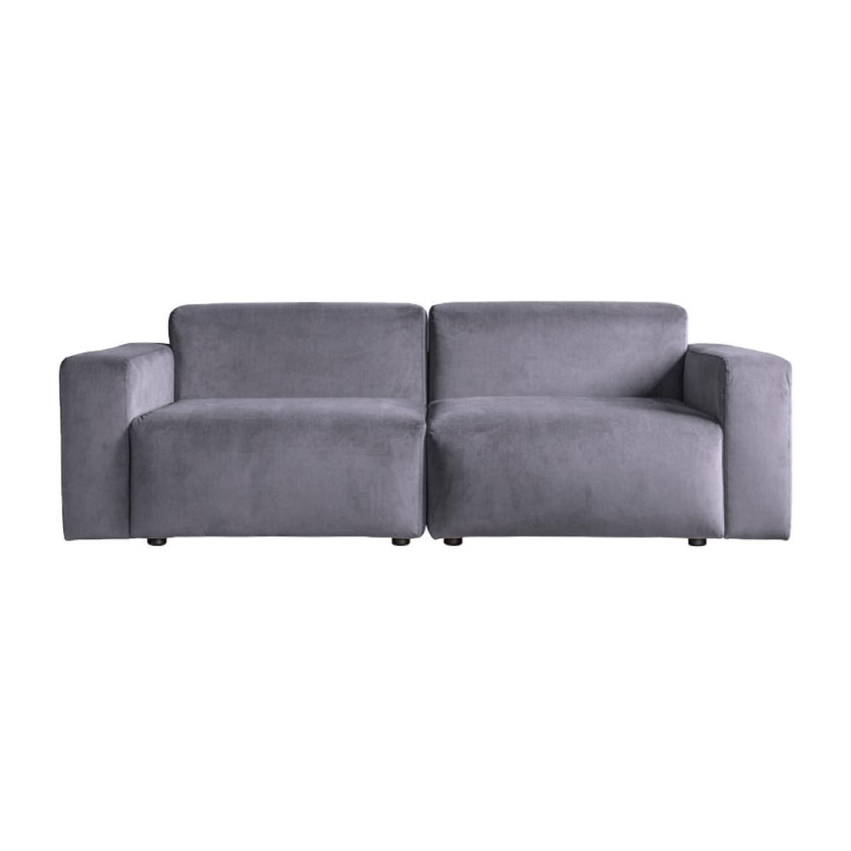 Olivia's Cara Modular Sofa Placido Nickel / Footstool – image 1