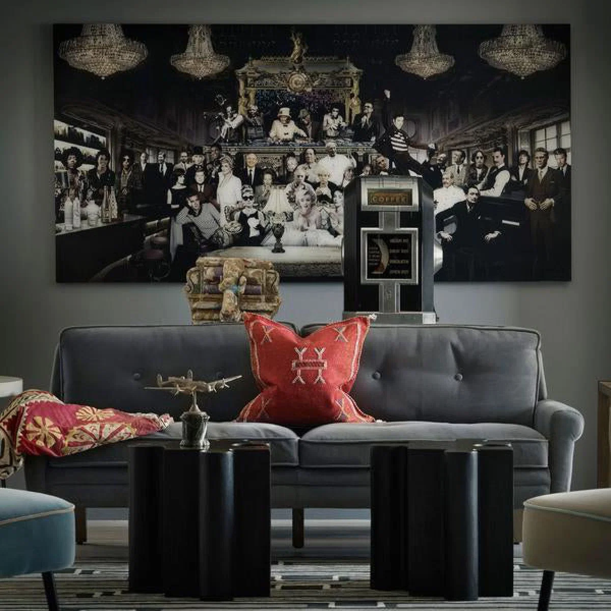 Andrew Martin Firecracker Sofa Grey – image 6