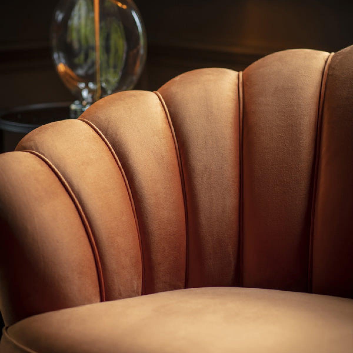 Gallery Direct Rivello Sofa Rusty Orange – image 3