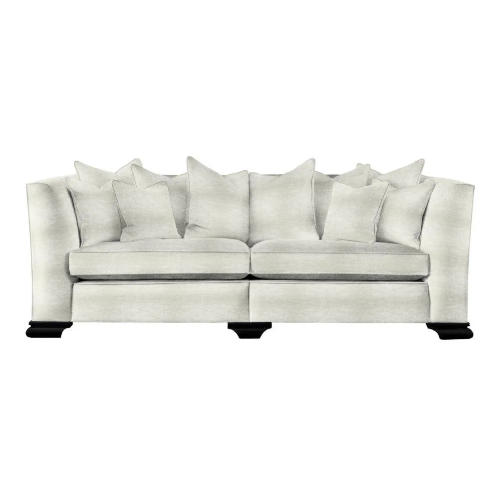 Duresta Hermitage Monarch Scatter Back Grand Split Sofa / French Grey – image 2