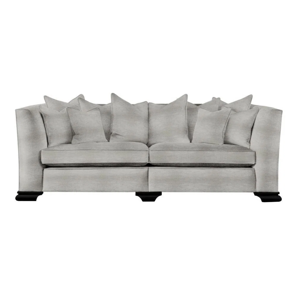 Duresta Hermitage Monarch Scatter Back Grand Split Sofa / French Grey – image 4