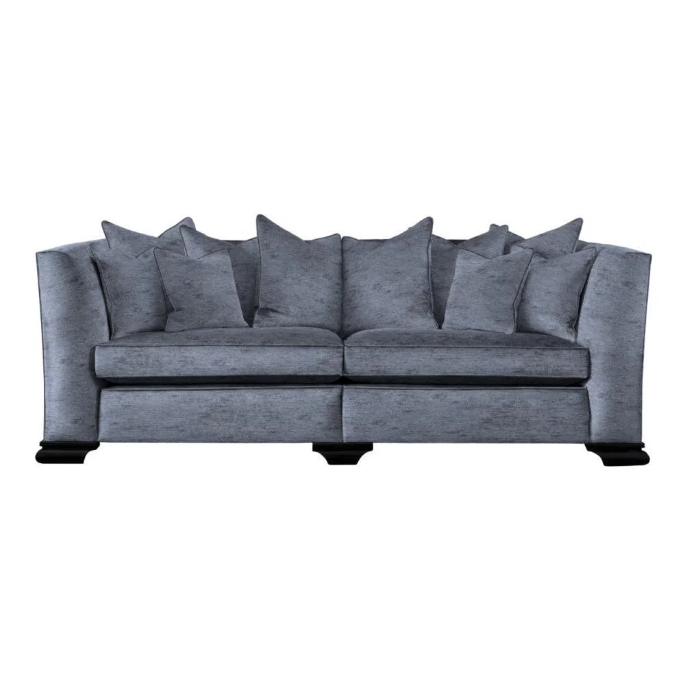 Duresta Hermitage Monarch Scatter Back Grand Split Sofa / French Grey – image 5