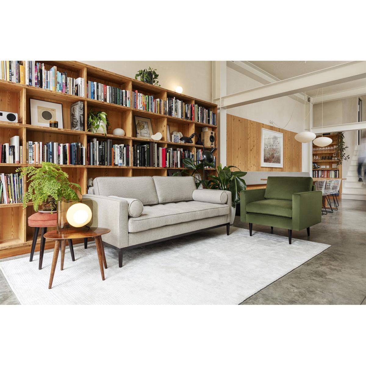 Swyft Model 02 Linen 2 Seater Sofa in Pumice – image 4