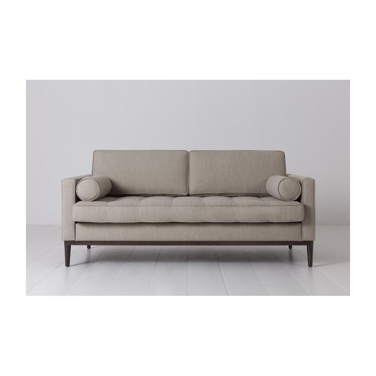 Swyft Model 02 Linen 2 Seater Sofa in Pumice – image 1