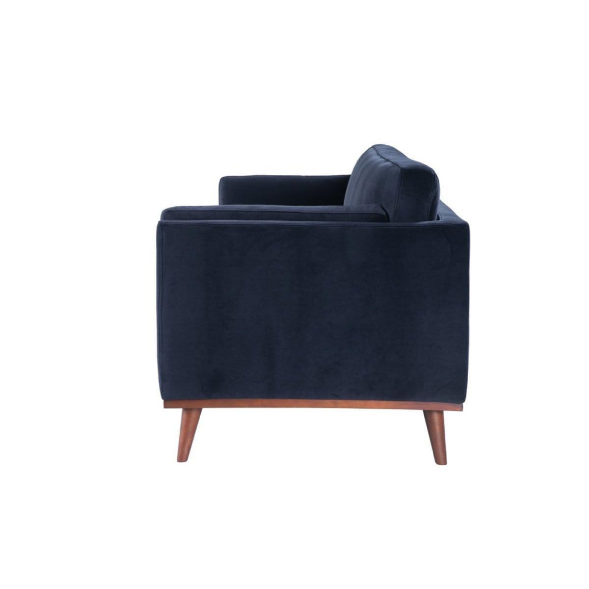 Twenty Ten Mickey Velvet 2 Seat Sofa Blue – image 3
