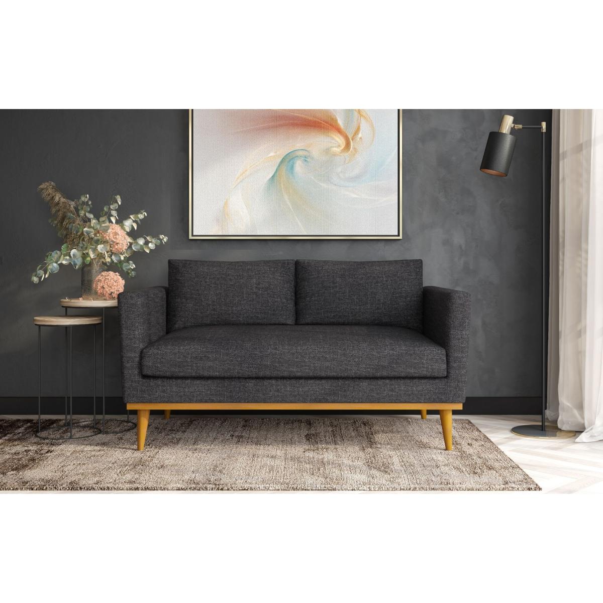 Jefferson - 2 Seater - Textured Dark Grey – image 1