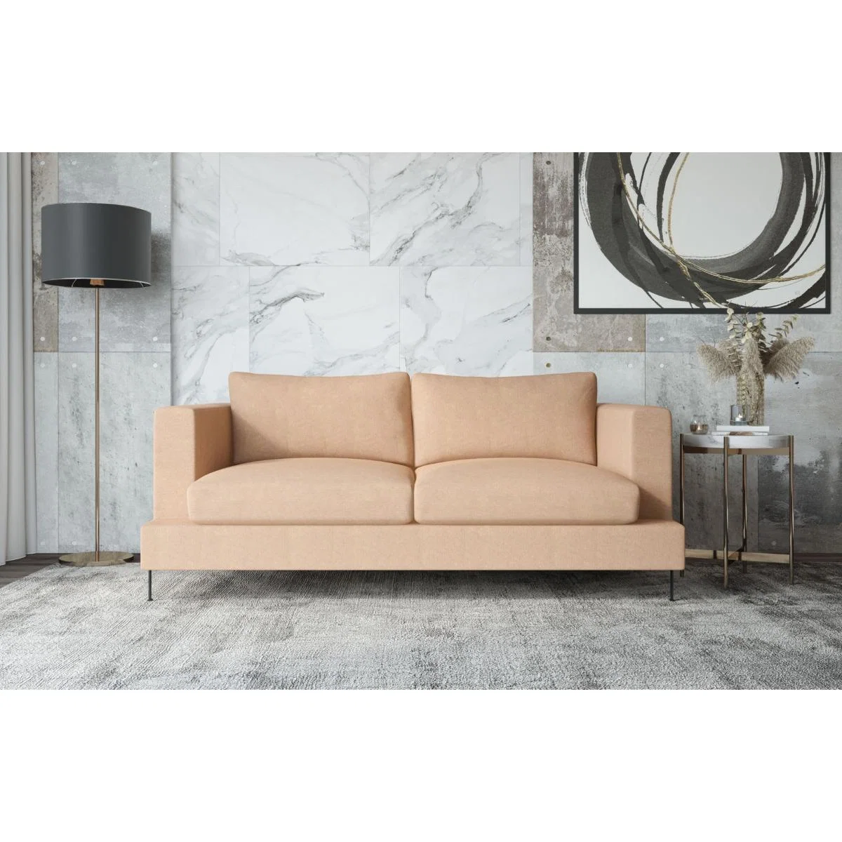 Lazy - 2 Seater - Beige – image 1