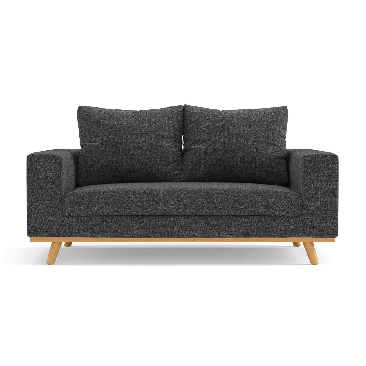 Olivia – 2 Seater Sofa - Textured Dark Grey – image 2