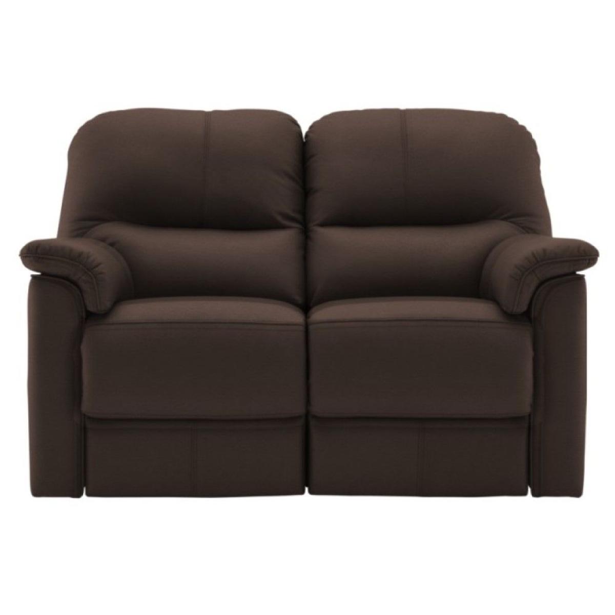 G Plan Chadwick Leather 2 Seater Double Manual Recliner – image 2
