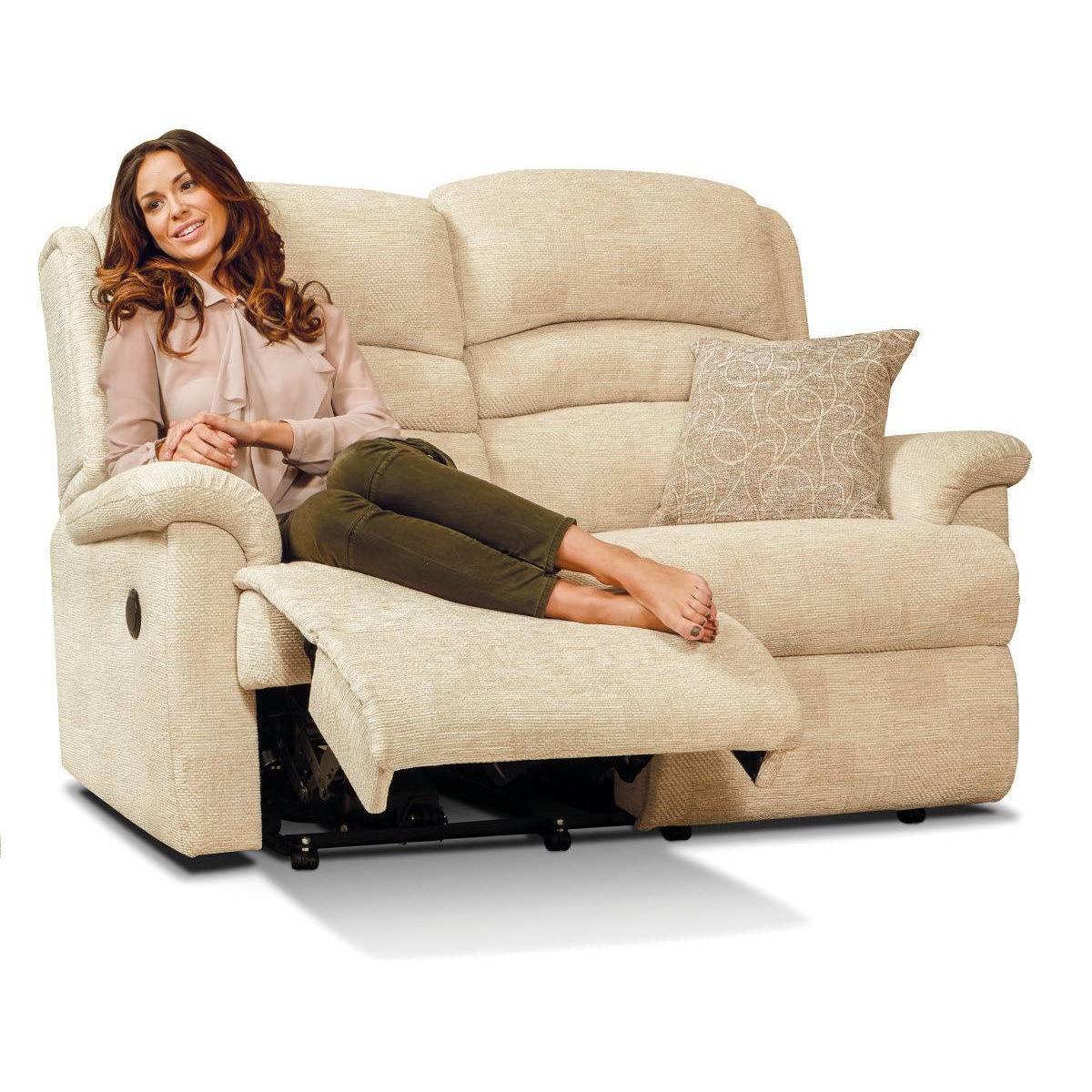 Sherborne Olivia 2 Seater Fabric Manual Recliner Sofa – image 2