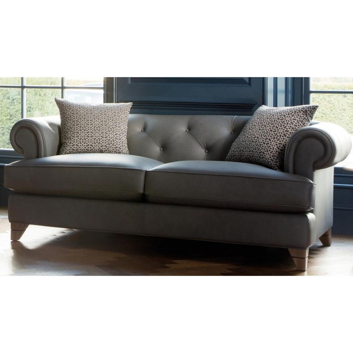 Parker Knoll Wycombe Large 2 Seater Leather Sofa – image 2