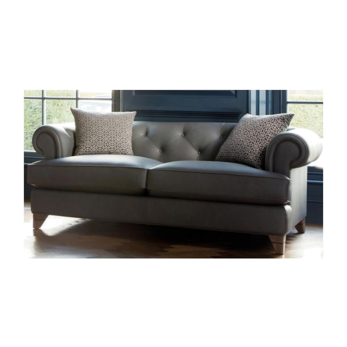 Parker Knoll Wycombe Large 2 Seater Leather Sofa – image 1