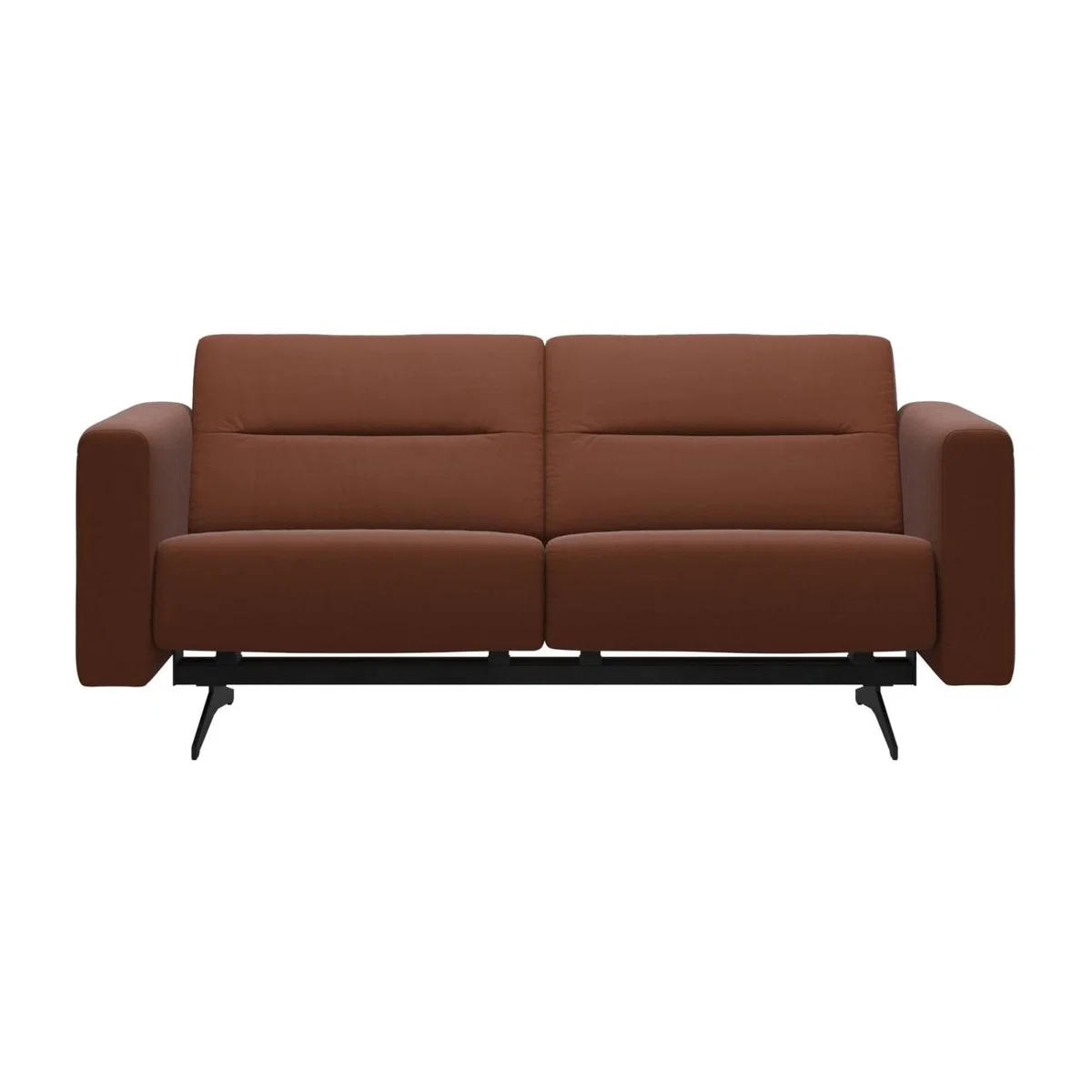 Stressless Quickship Stella 2 Seater Sofa Paloma Copper With S2 Arms & Black Feet, Decor, 2 Seat – image 1