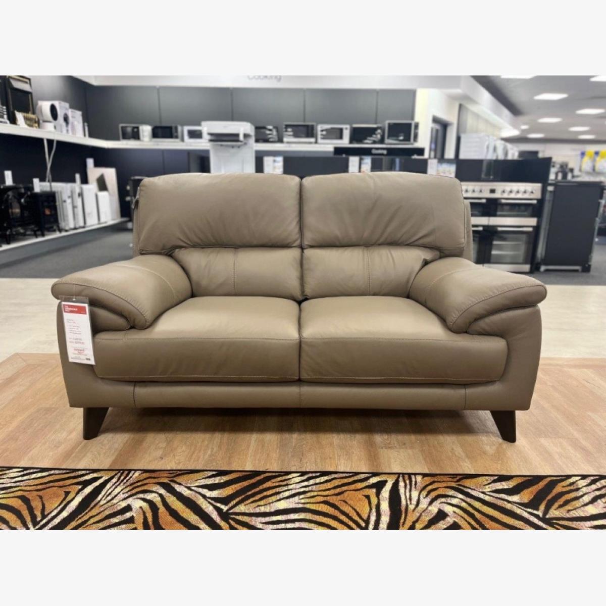 Downtown Kimberley 2 Seater Sofa in Pine Bark Leather