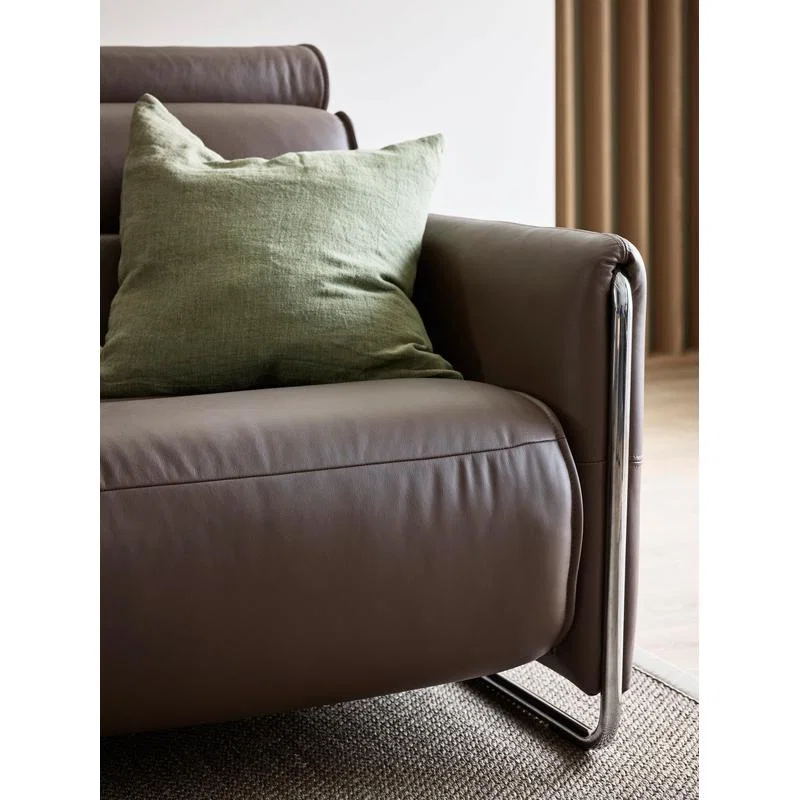 Stressless Emily Power Recliner Sofa With Steel Arms - 2 Seater - Batick Leather – image 6