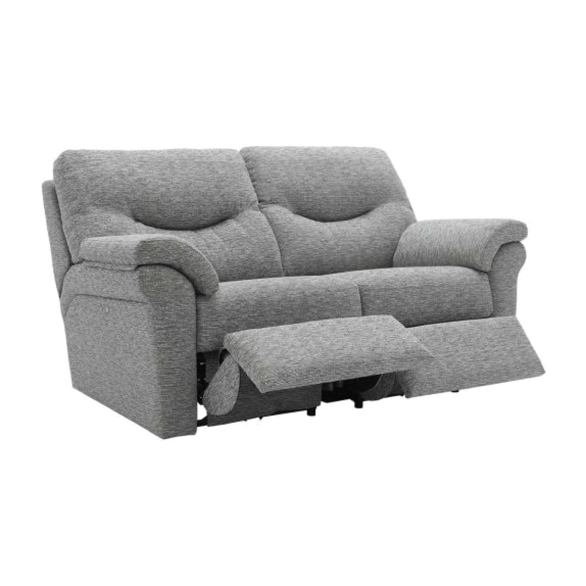 G Plan Washington Fabric 2 Seater Power Double Recliner – image 1