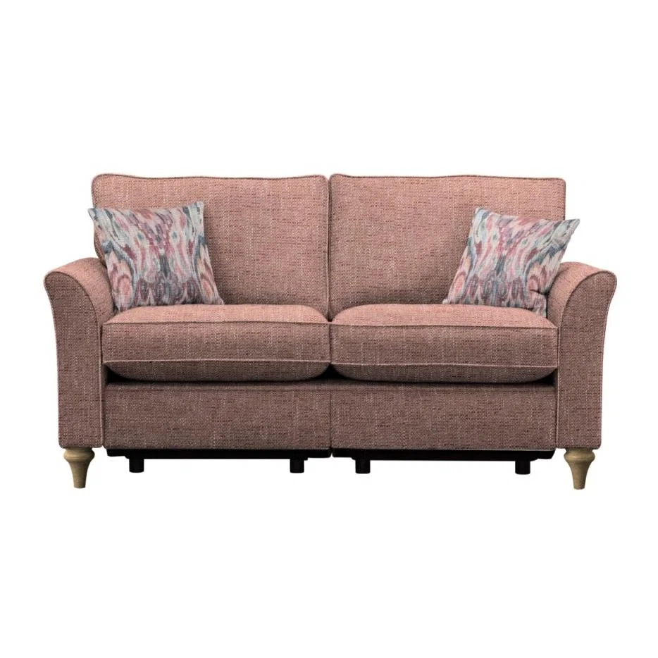 Parker Knoll Hazel Plain Back Large 2 Seater Sofa With Power Footrest - Fabric Grade B – image 2