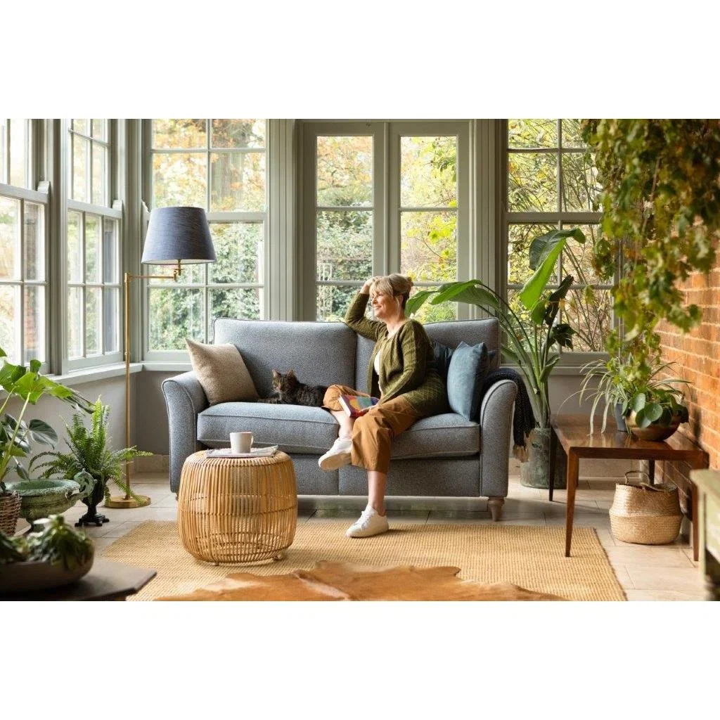 Parker Knoll Hazel Plain Back Large 2 Seater Sofa With Power Footrest - Fabric Grade B – image 3