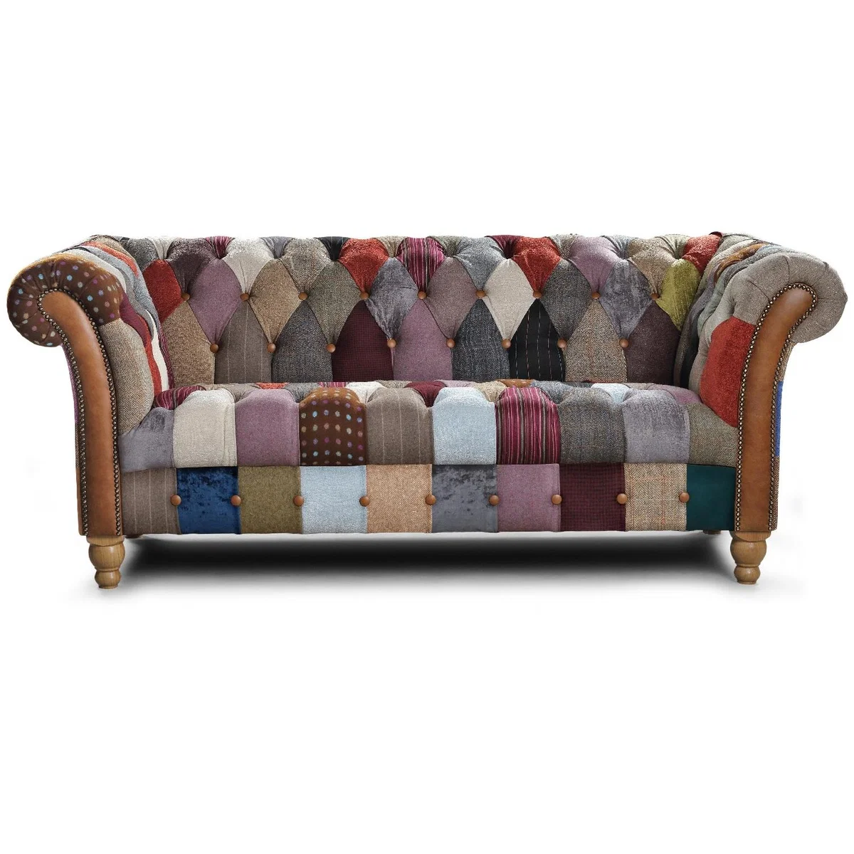Downtown Jester Harlequin Patchwork 2 Seater Sofa – image 2