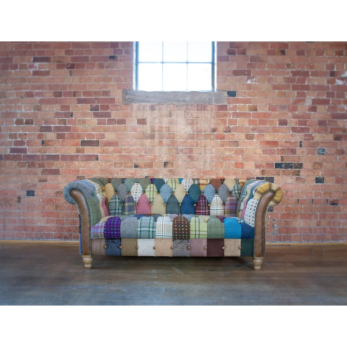 Downtown Jester Harlequin Patchwork 2 Seater Sofa – image 4