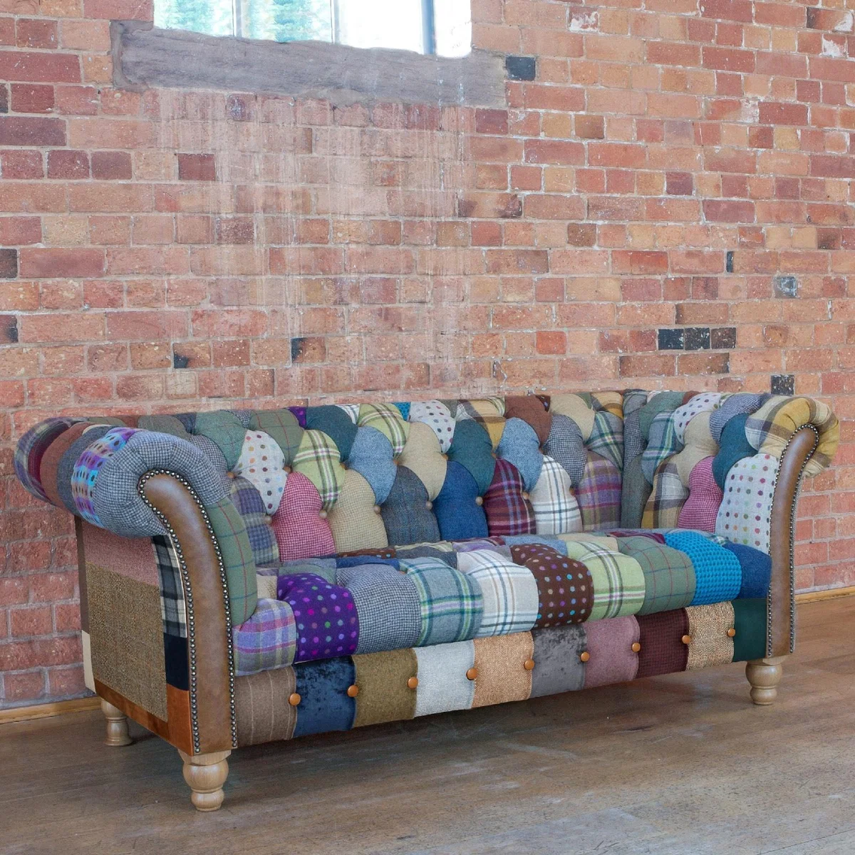 Downtown Jester Harlequin Patchwork 2 Seater Sofa – image 5