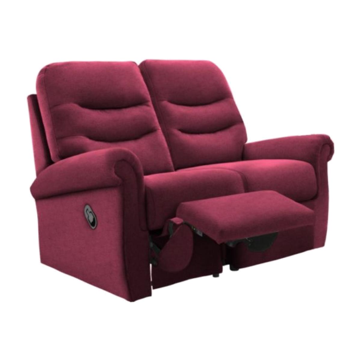 G Plan Holmes Fabric 2 Seater Electric Recliner Sofa Left Hand Facing – image 1